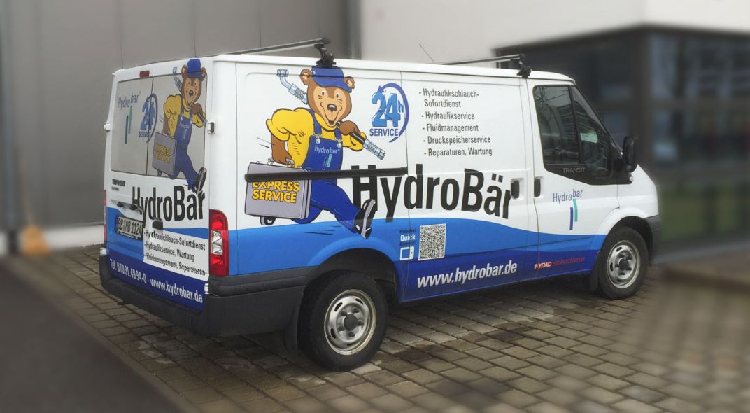 HydroBär Einsatzfahrzeug