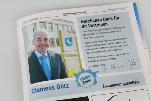 Clemens Götz Siegeranzeige