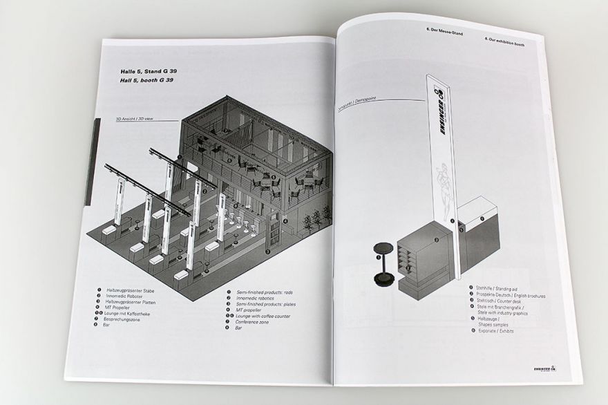 Ensinger Messestand - Standplan