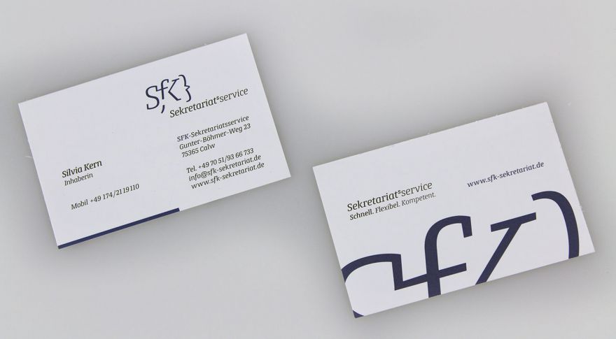 SFK Sekretariatsservice - Visitenkarten