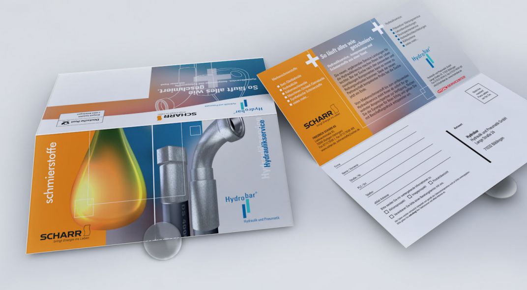Hydrobar und Scharr Kooperationsmailing