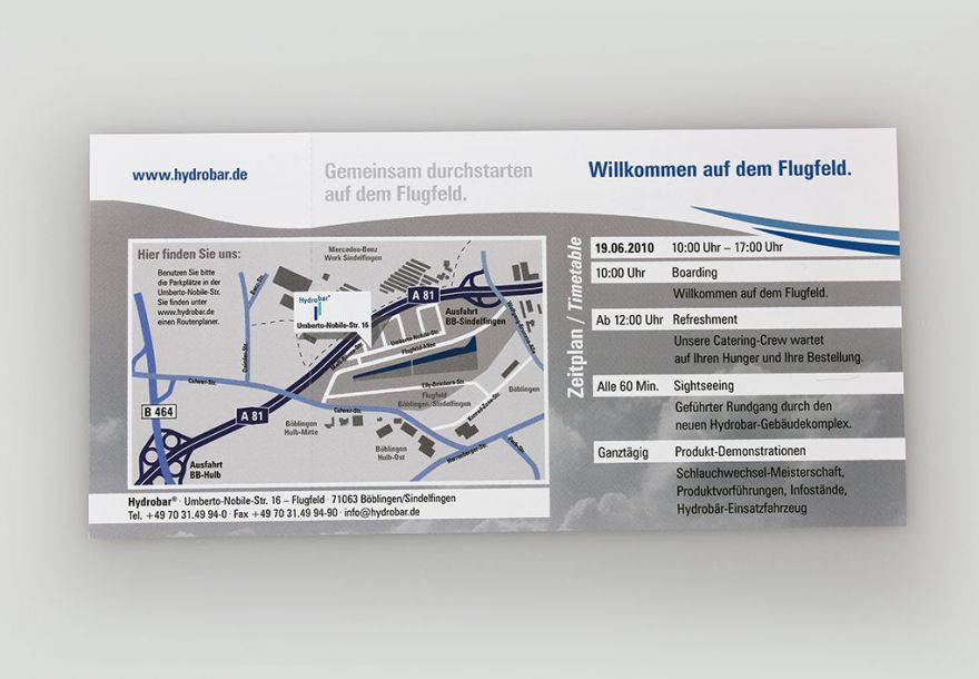 Hydrobar - Catering-Vouchers und Programm